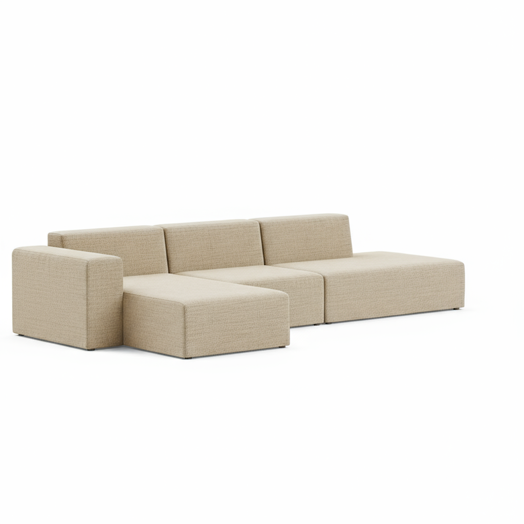 Three-Piece Form Sectional