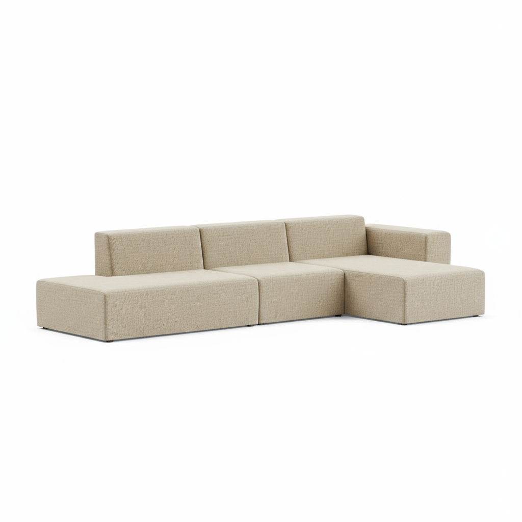 Three-Piece Form Sectional