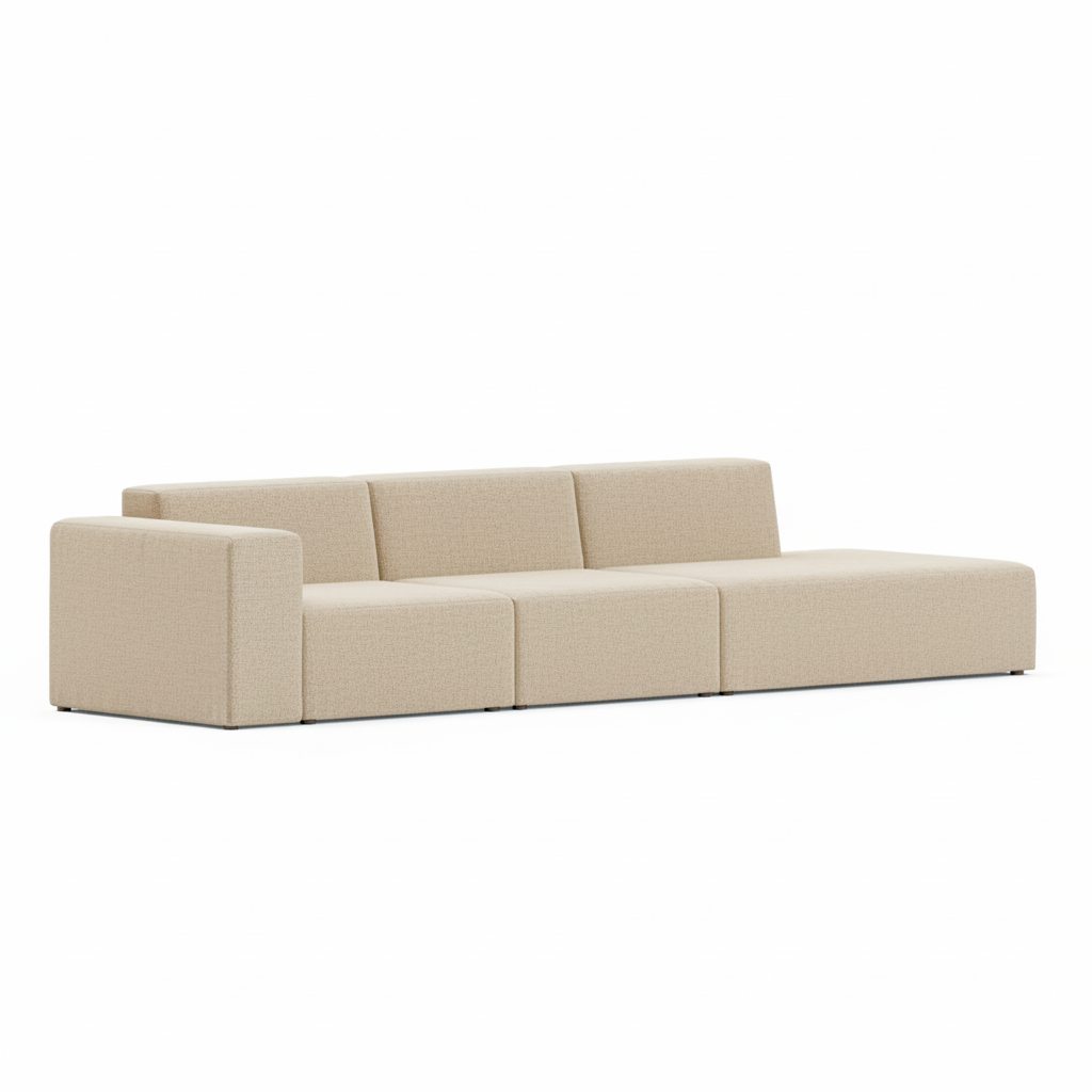 Three-Piece Form Sectional