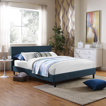 Emma Queen Fabric Bed Frame