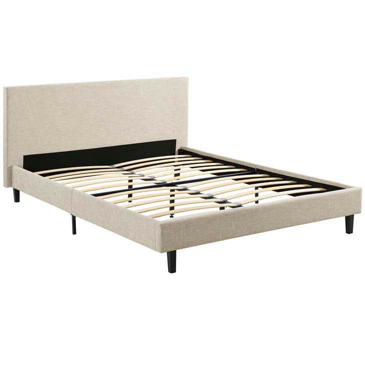 Emma Queen Fabric Bed Frame