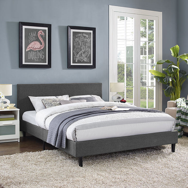 Emma Queen Fabric Bed Frame