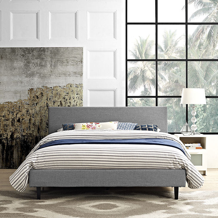 Emma Queen Fabric Bed Frame