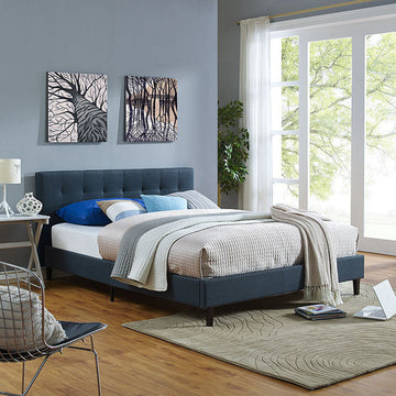 Linda Queen Fabric Bed Frame
