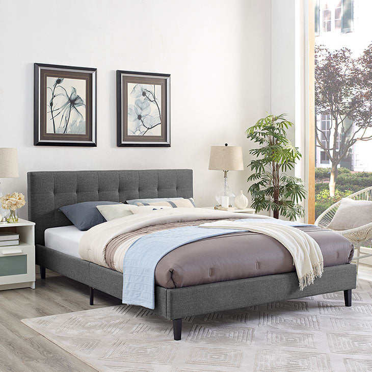 Linda Queen Fabric Bed Frame