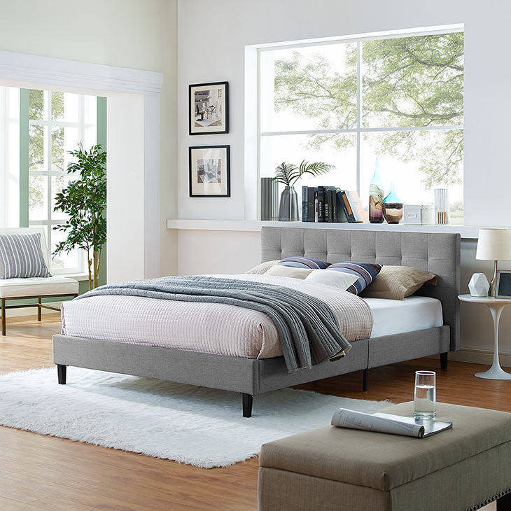 Linda Queen Fabric Bed Frame