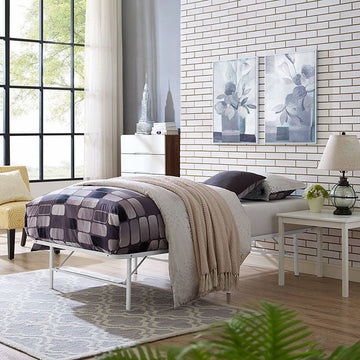 Orion Twin Stainless Steel Bed Frame