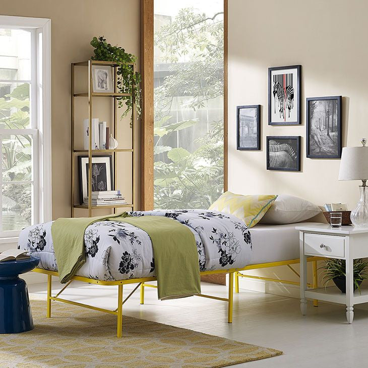 Orion Twin Stainless Steel Bed Frame