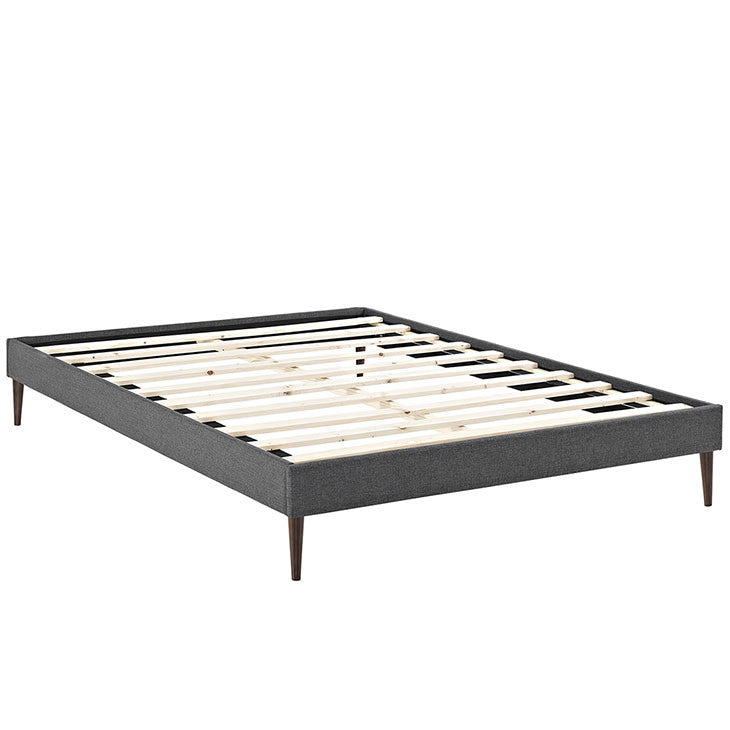 Cherry King Fabric Bed Frame