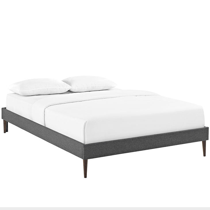 Cherry King Fabric Bed Frame