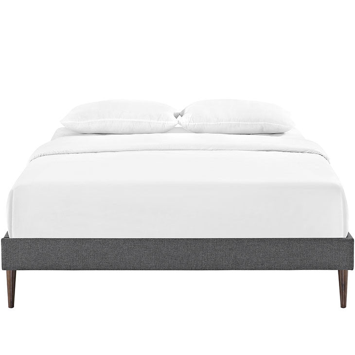 Cherry King Fabric Bed Frame