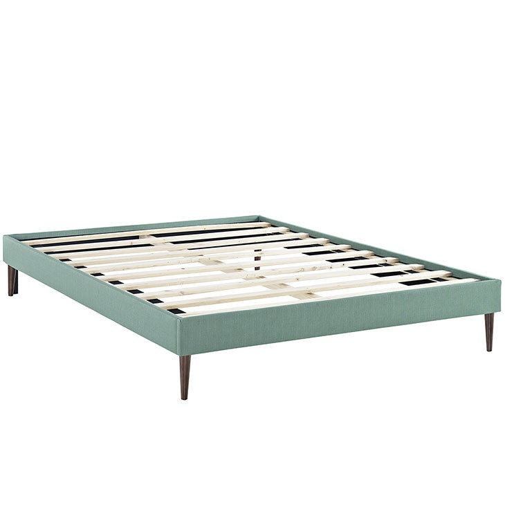 Cherry King Fabric Bed Frame