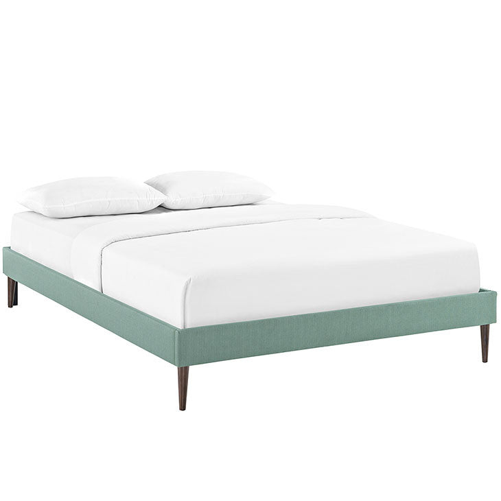 Cherry King Fabric Bed Frame