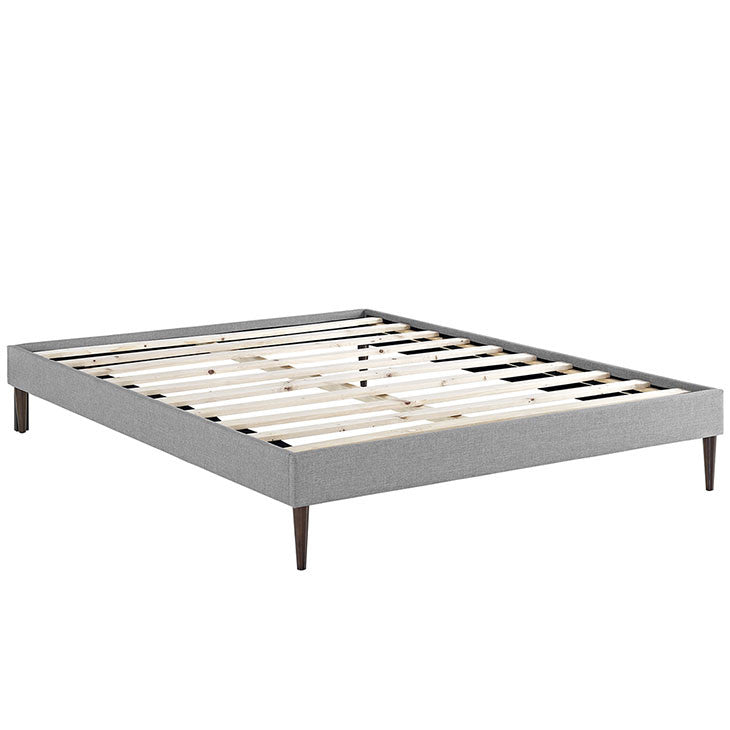 Cherry King Fabric Bed Frame