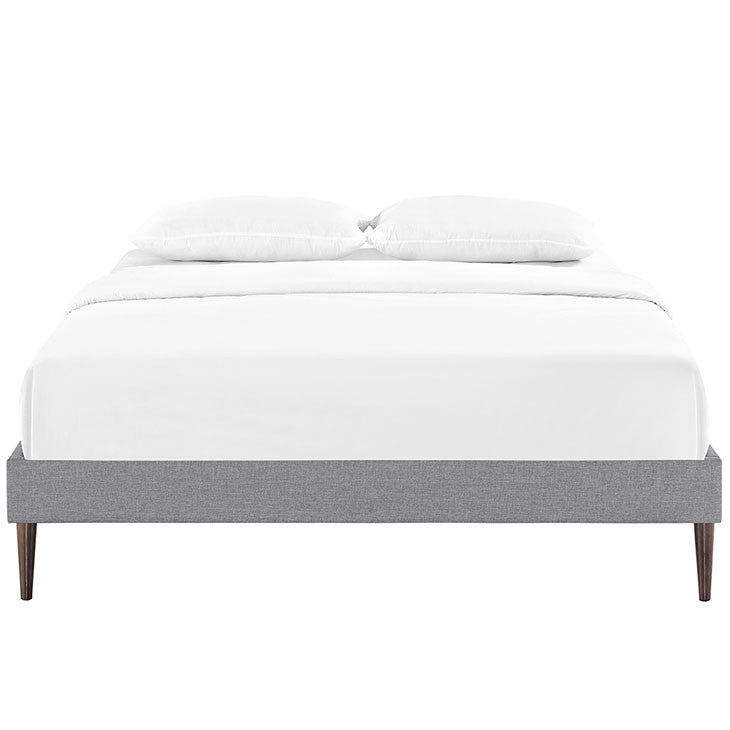 Cherry King Fabric Bed Frame