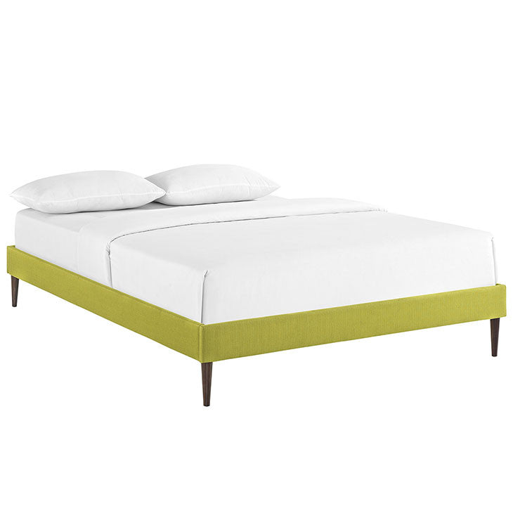 Cherry King Fabric Bed Frame