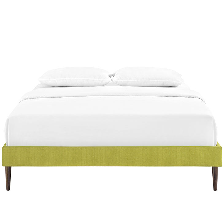 Cherry King Fabric Bed Frame