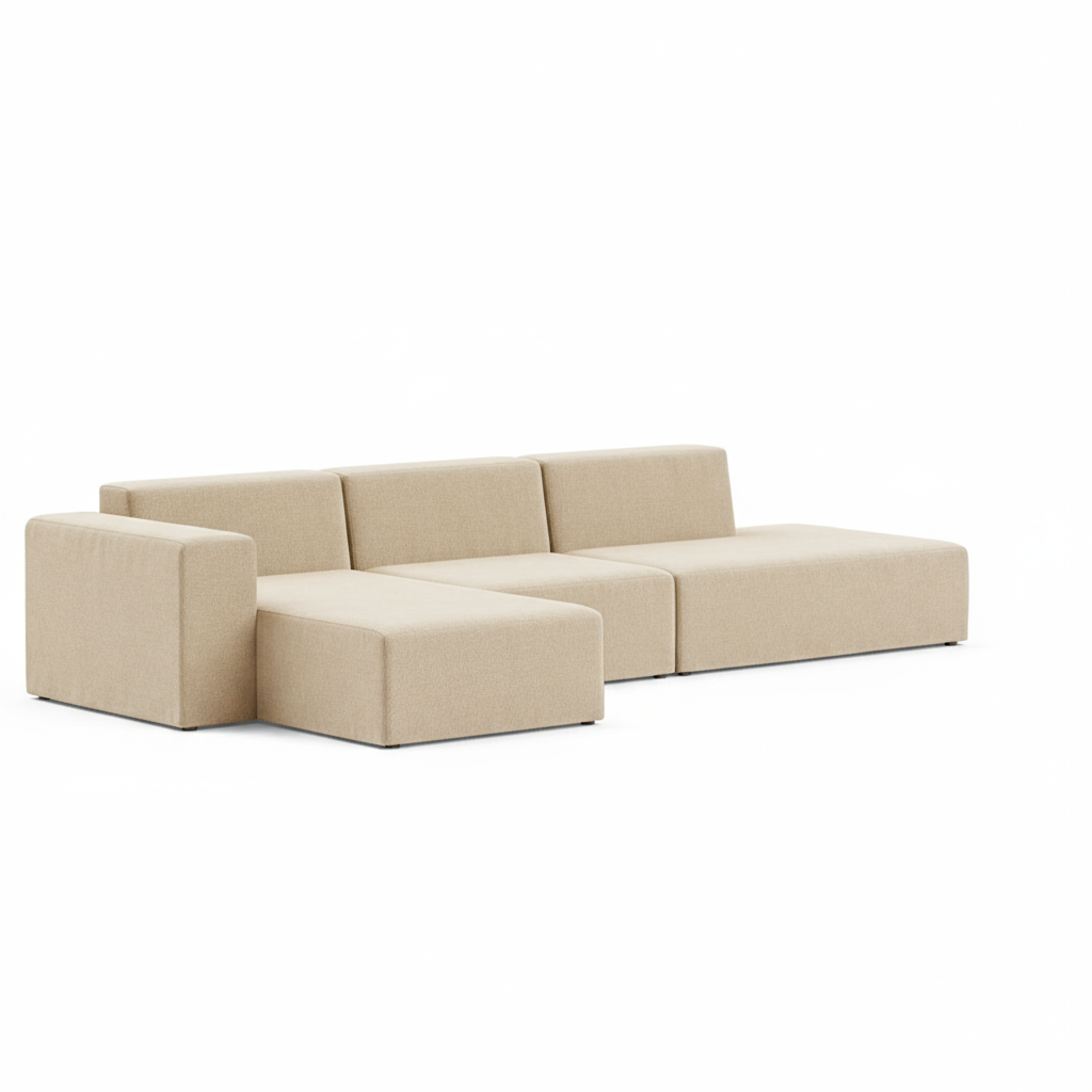Three-Piece Form Sectional