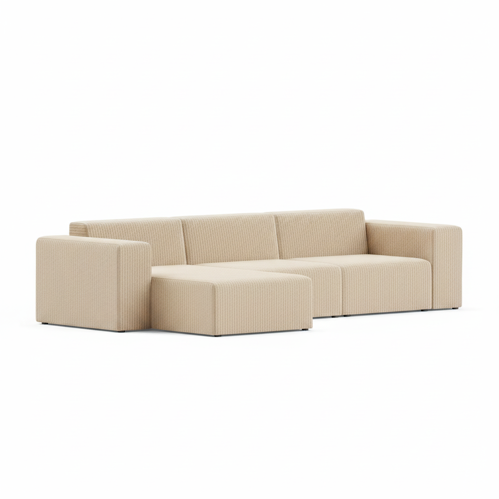 Three-Piece Form Sectional