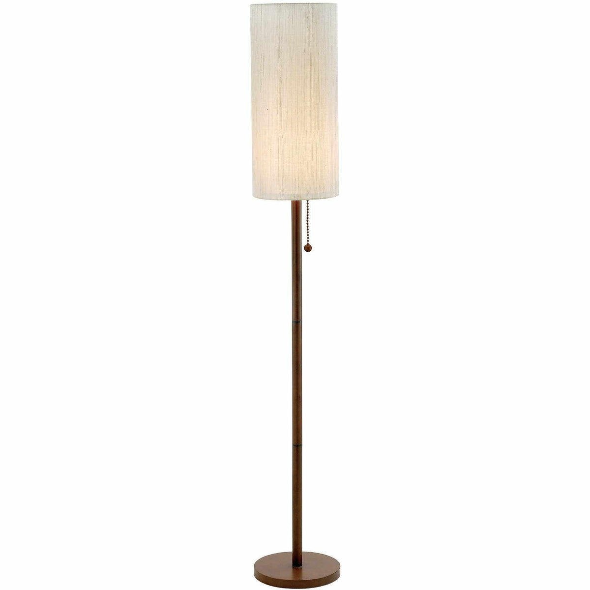 Hamptons Walnut Floor Lamp