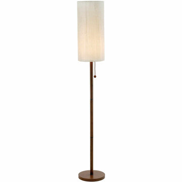 Hamptons Walnut Floor Lamp