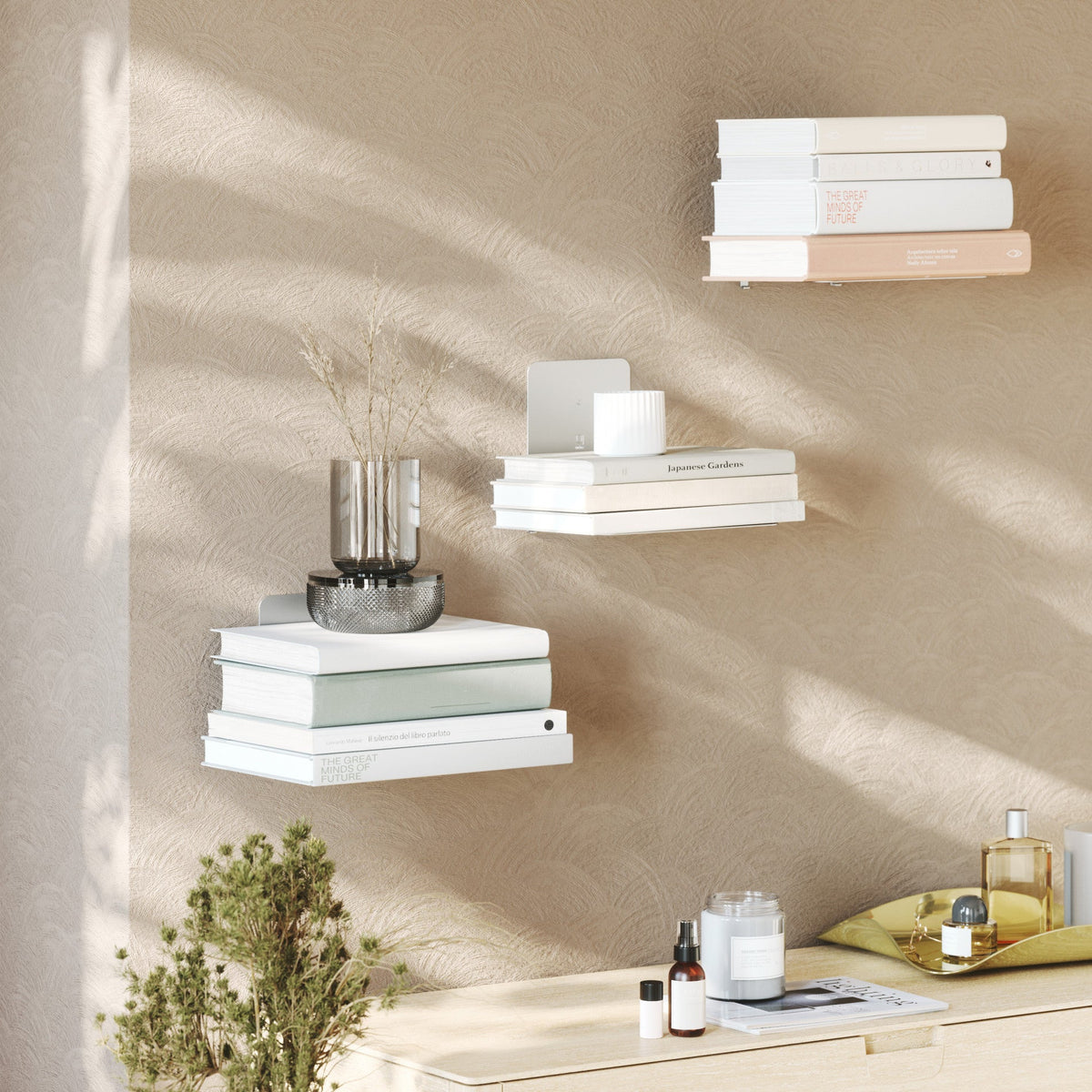 Conceal Shelves, Set Of 3