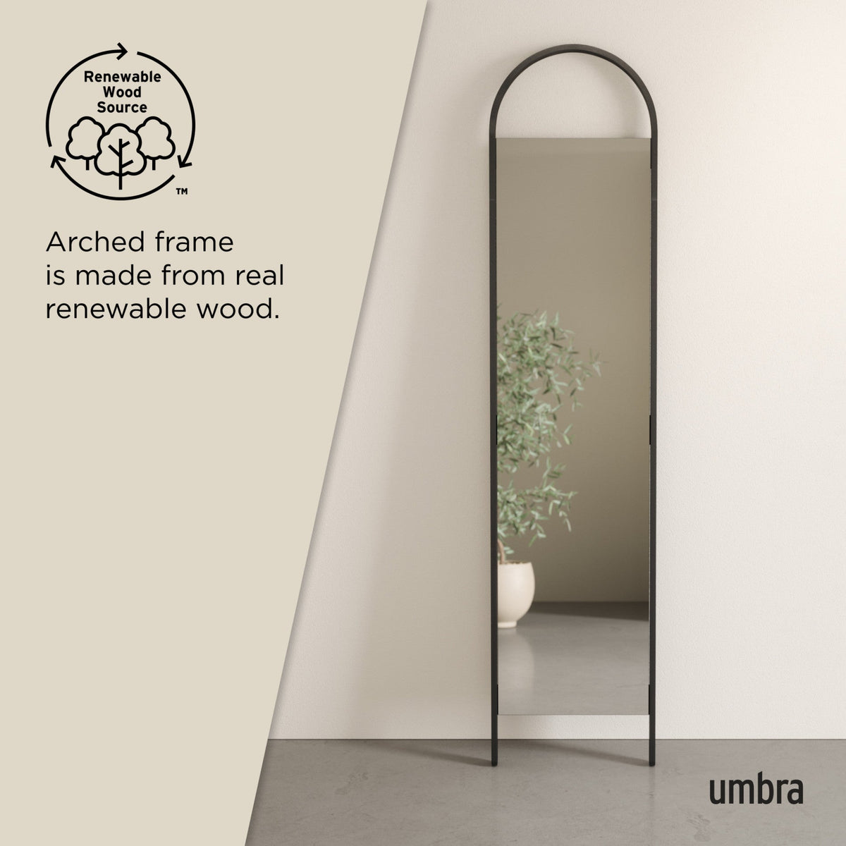Bellwood Leaning Mirror