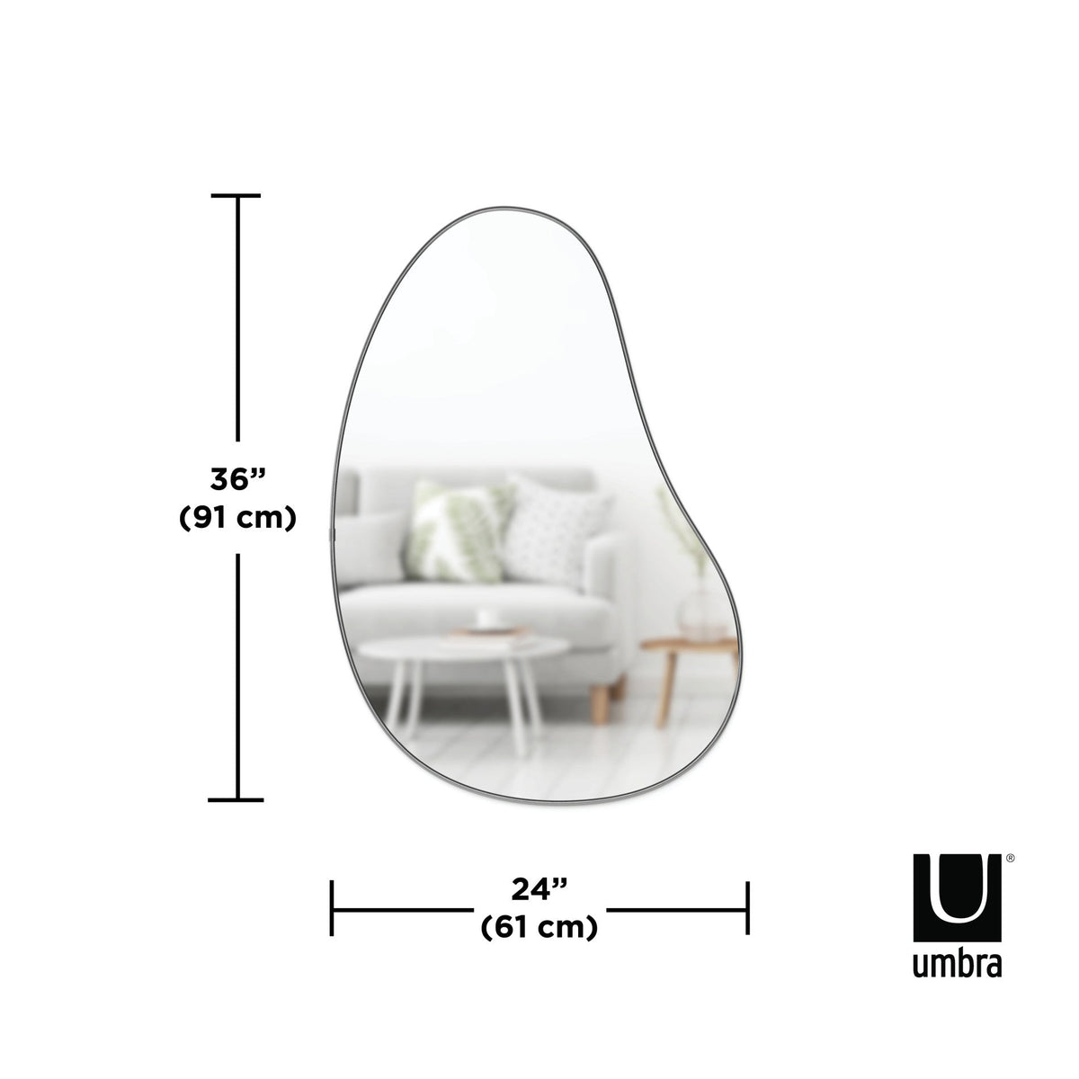 Hubba Pebble Wall Mirror