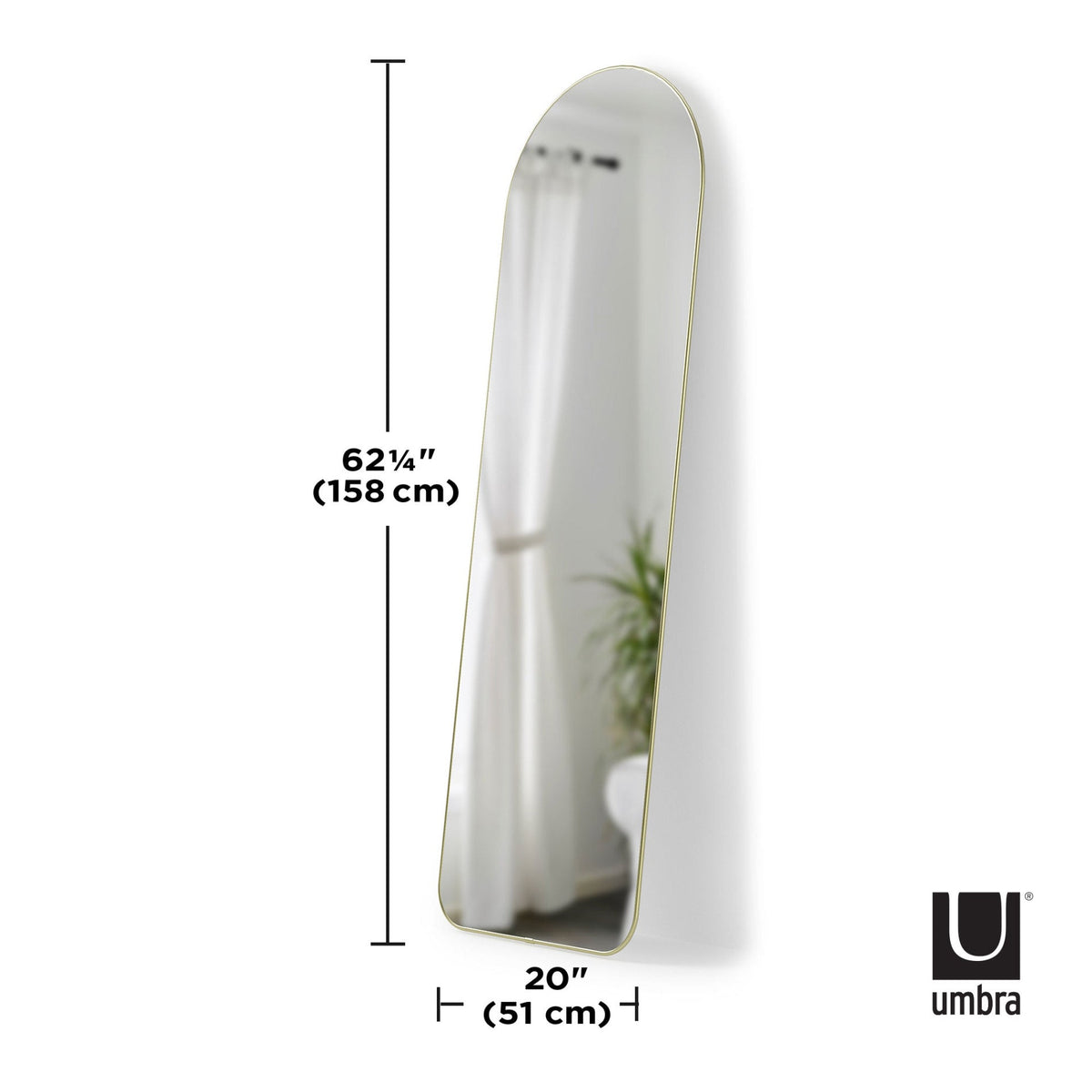 Hubba Arched Leaning & Wall Mirror